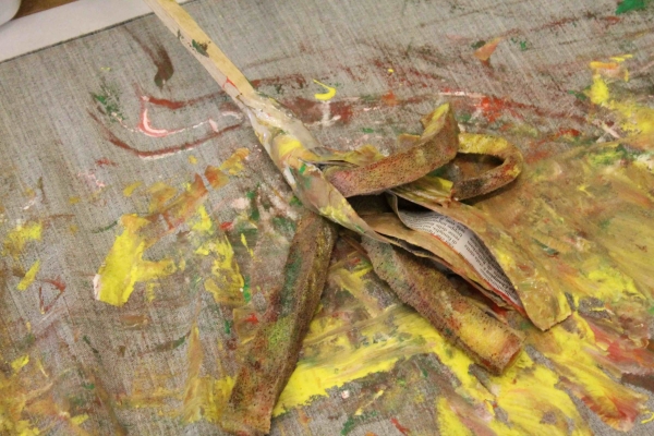 Pinot Gallizio e l&#039;arte a rotoli (sez.4 anni)